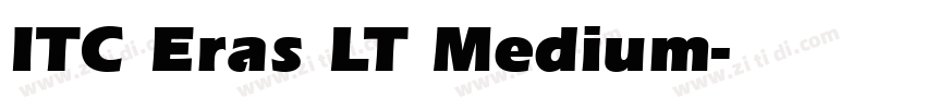 ITC Eras LT Medium字体转换